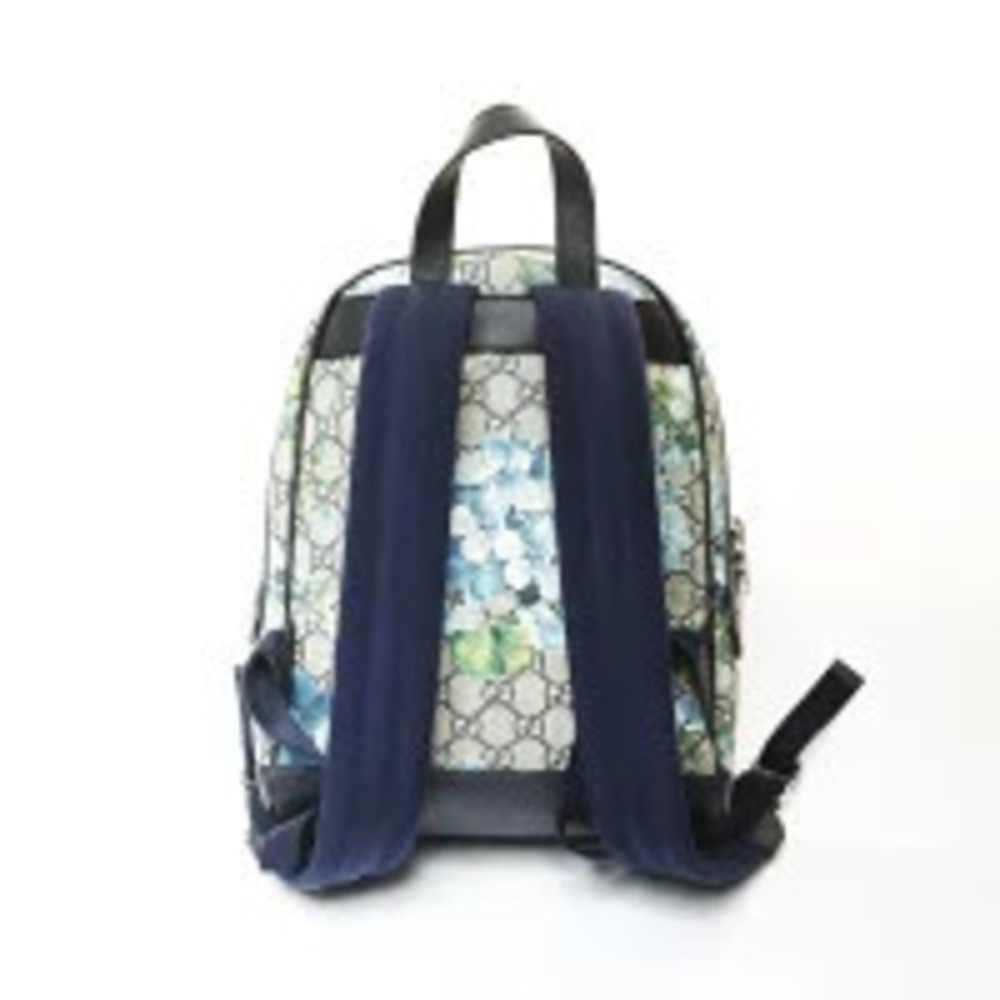 Gucci GG Blooms Blue Backpack Daypack Multicolor